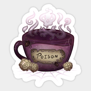 Poison Potion Teacup Sticker
